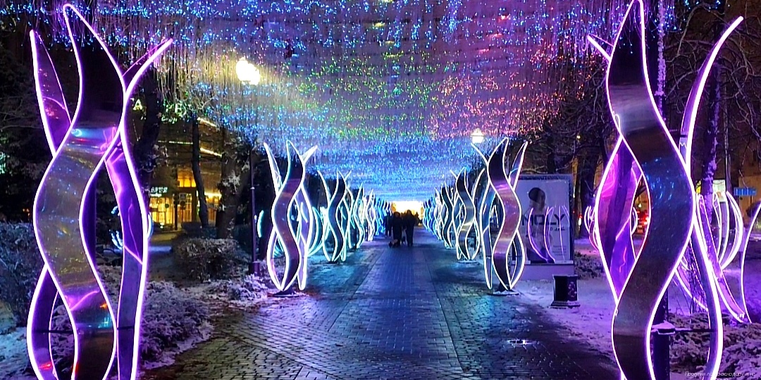 🎄Краснодар🎅Как к Новому году украсили главную улицу🌟Фотопрогулка⛄Часть 1❄