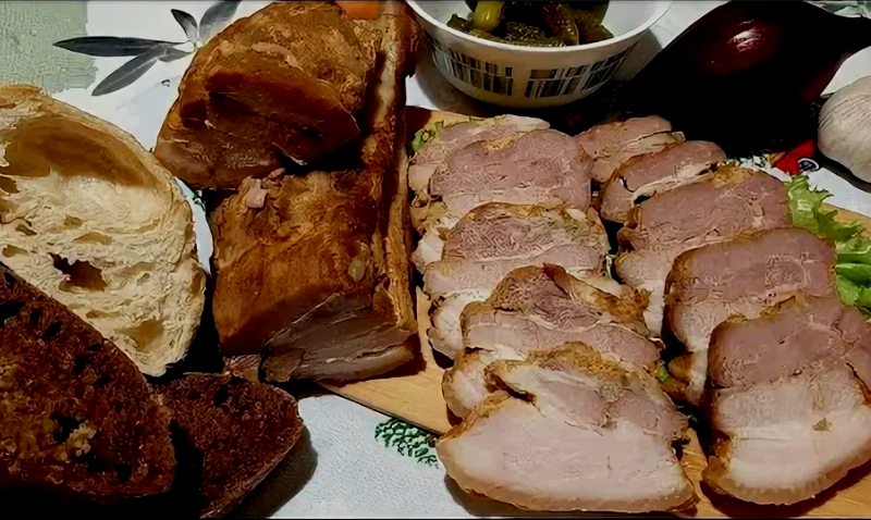 Запеченная грудинка