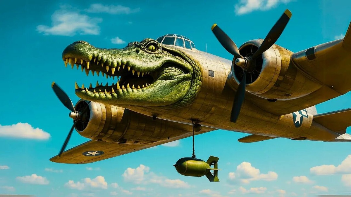 Самый известное итальянское животное - "Бомбардиро Крокодило"