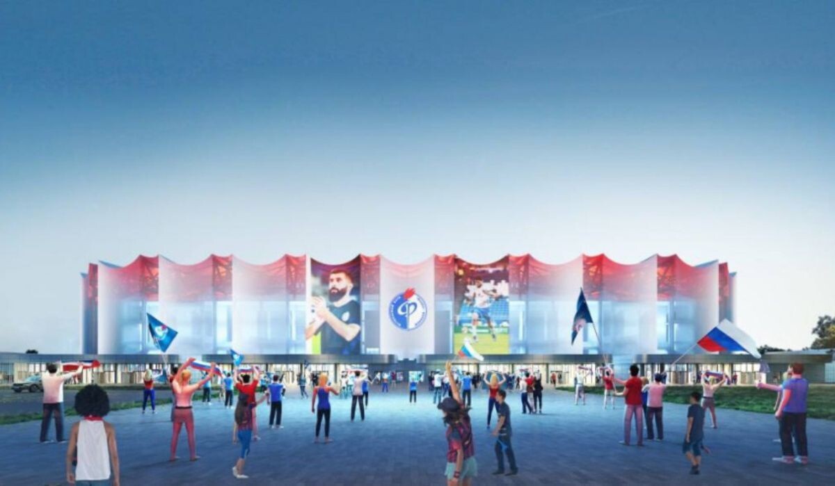     Проект новой арены. Источник: vestivrn.ru Автор фото: Телеграм-канал Александра Гусева