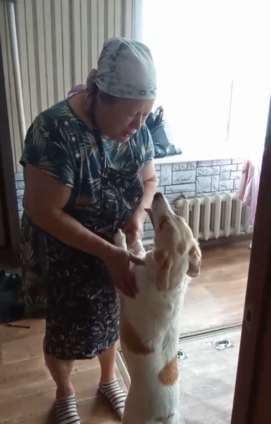 Лера со своей любимой хозяйкой