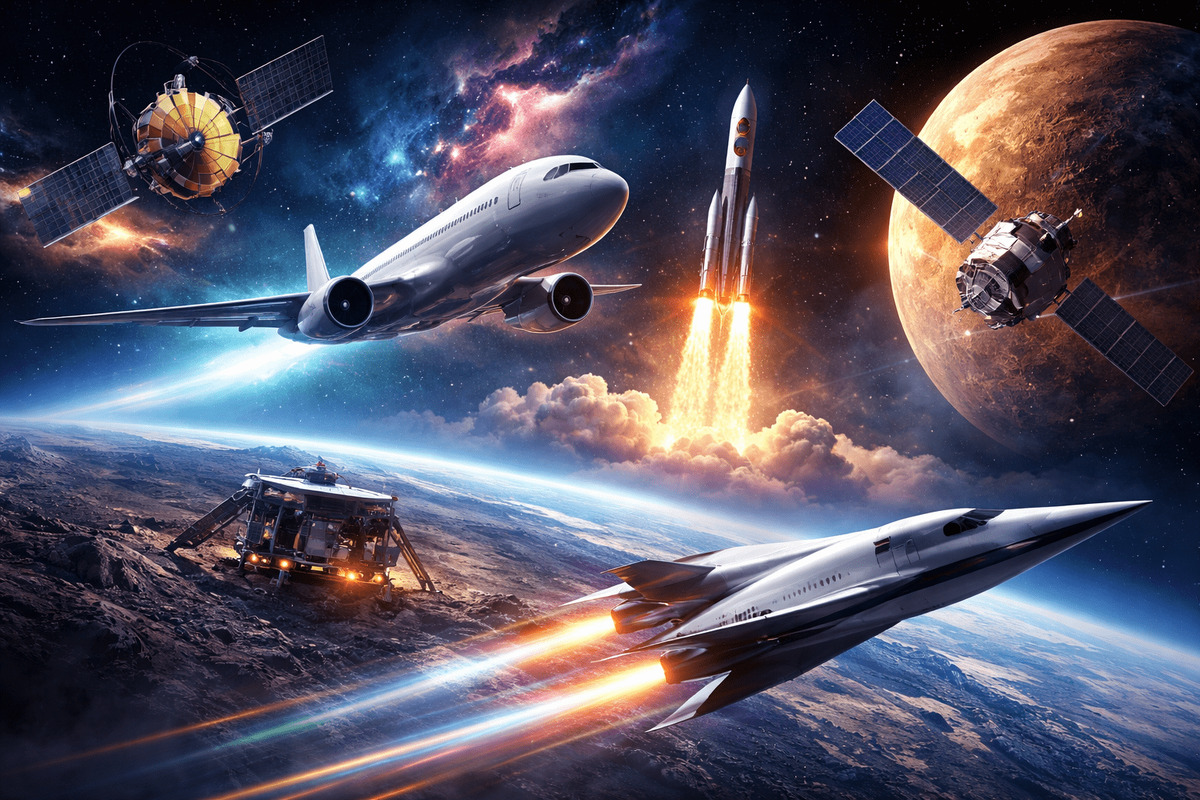    От Луны до гиперзвука: 5 технологий 2025 года, которые приблизили будущее.