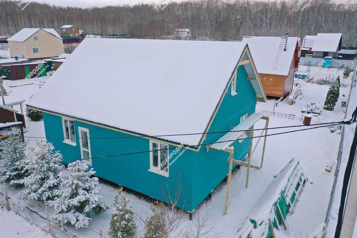 Дом построен в Московской области по проекту "Милтон"