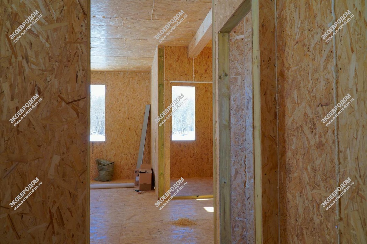 Фабричный раскрой позволяет быстро собрать дом на месте