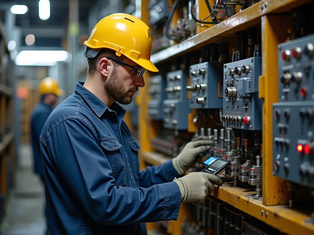 Монтажник шахтного оборудования на поверхности