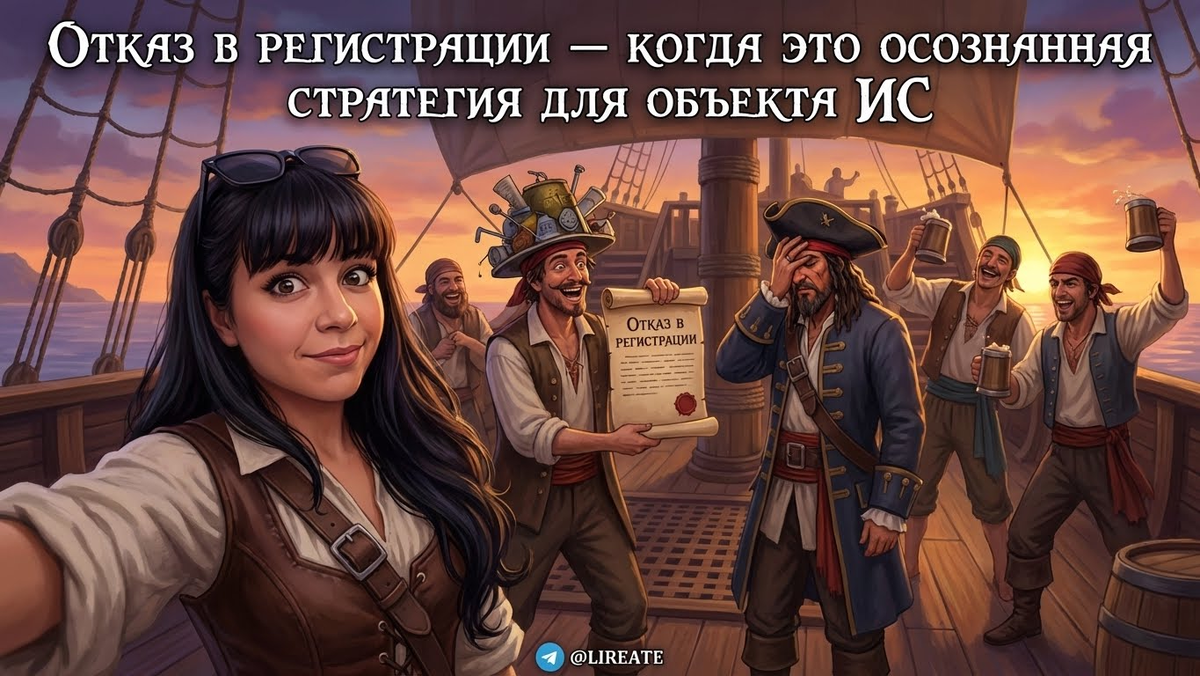    Осознанная стратегия отказа в регистрации интеллектуальной собственности Лирейт