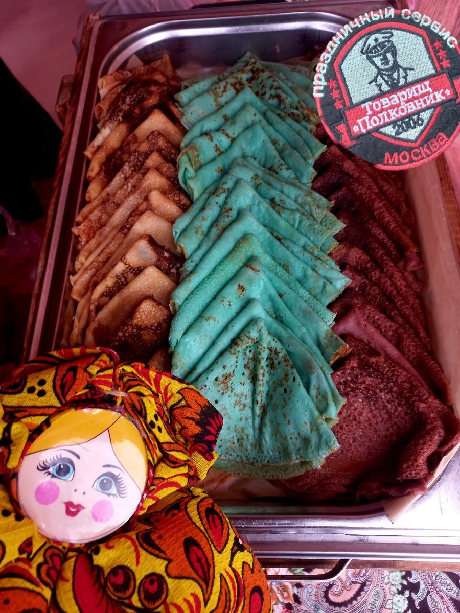 Выездная блинная станция в Москве от Компании "Товарищ Полковник".