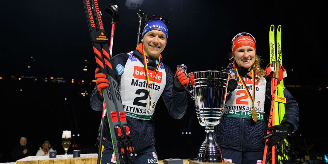 Биатлон. «Рождественская гонка 2025»: Янина Хеттих-Вальц и Юстус Штрелов порадовали свою публику