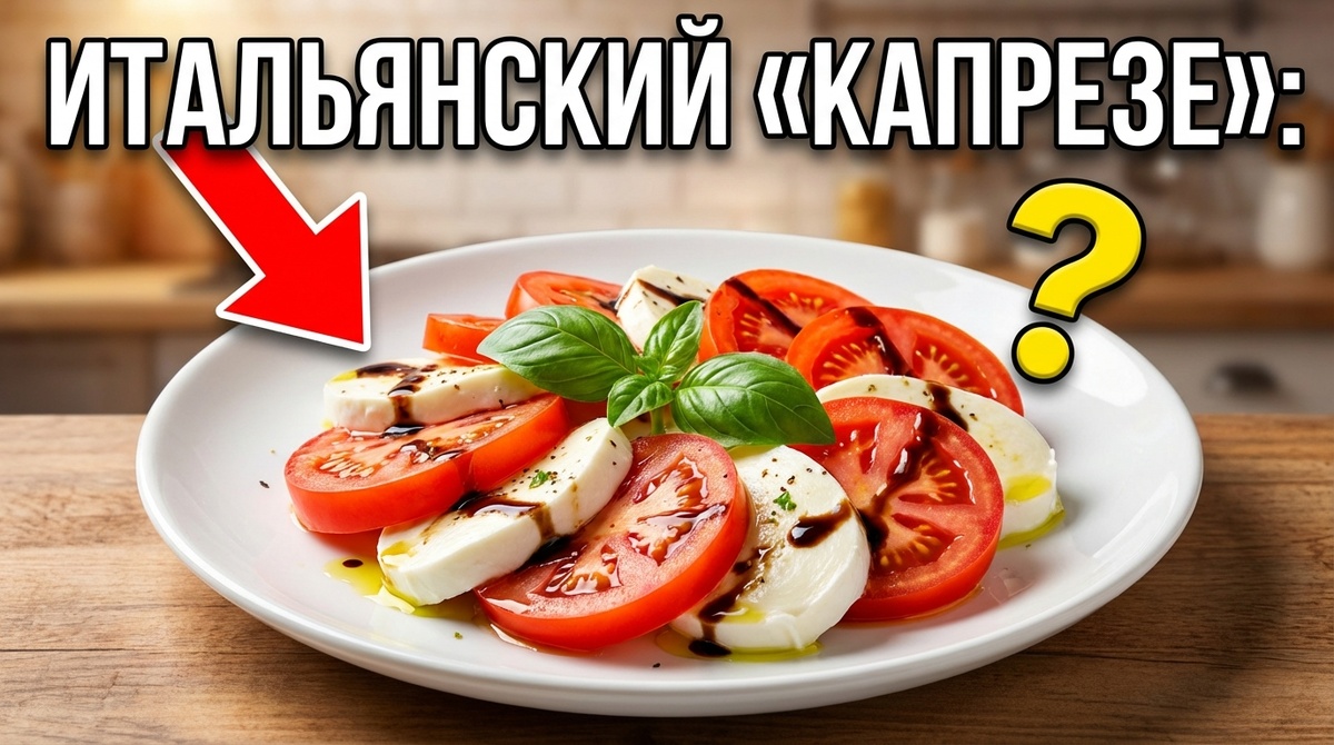 Итальянский «Капрезе»: почему этот салат из трех продуктов вызывает у нас культурный шок (и дикий восторг)