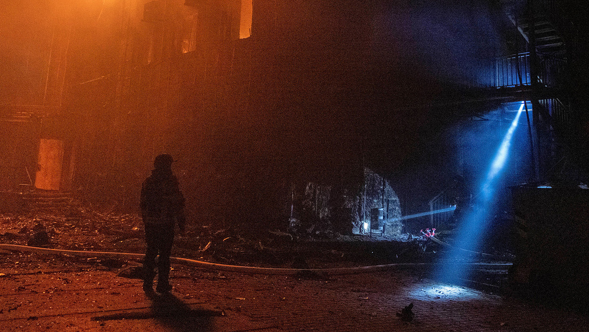   Ukrainian Emergency Service / AP