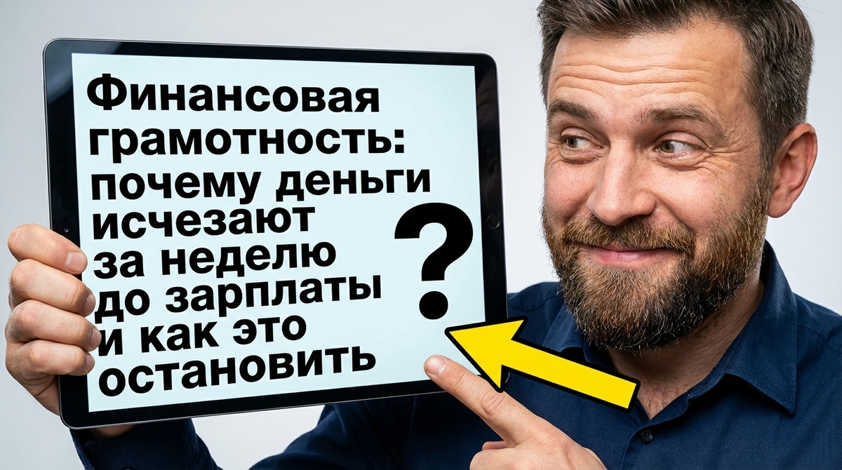 Финансовая грамотность: почему деньги исчезают за неделю до зарплаты и как это остановить
