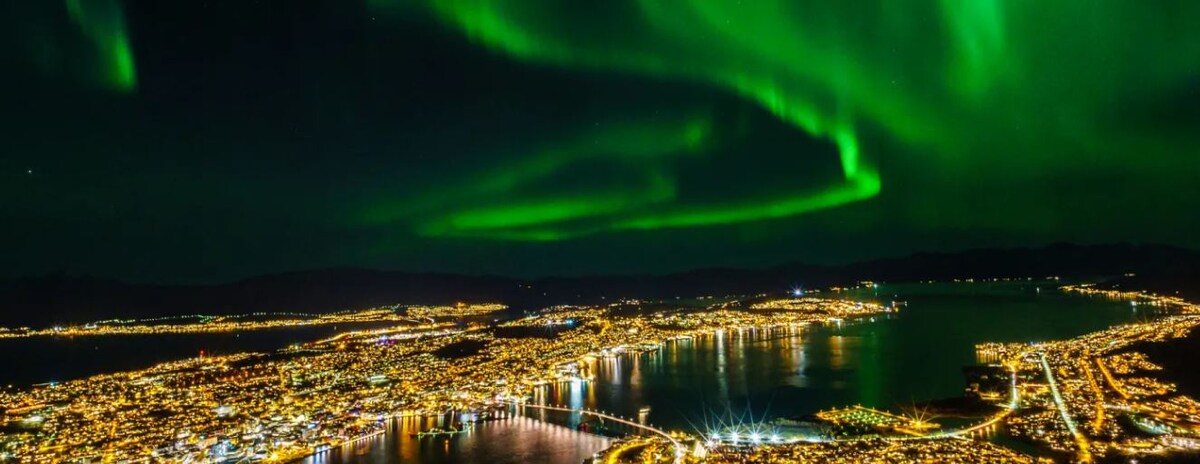 Северное сияние в Тромсё