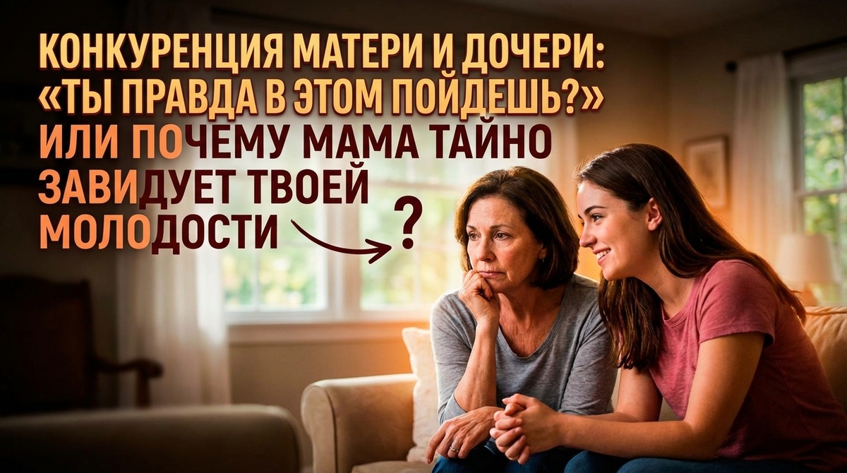 Конкуренция матери и дочери: «Ты правда в этом пойдешь?» или почему мама тайно завидует твоей молодости