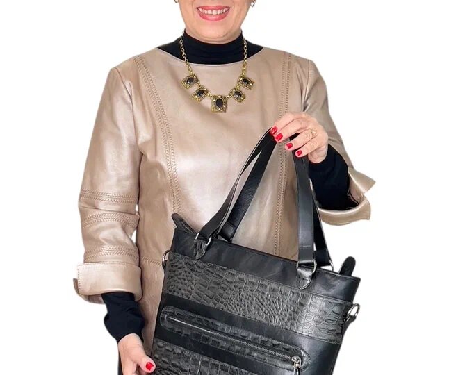 Как сделать сумку модели "шопер" удобной и красивой