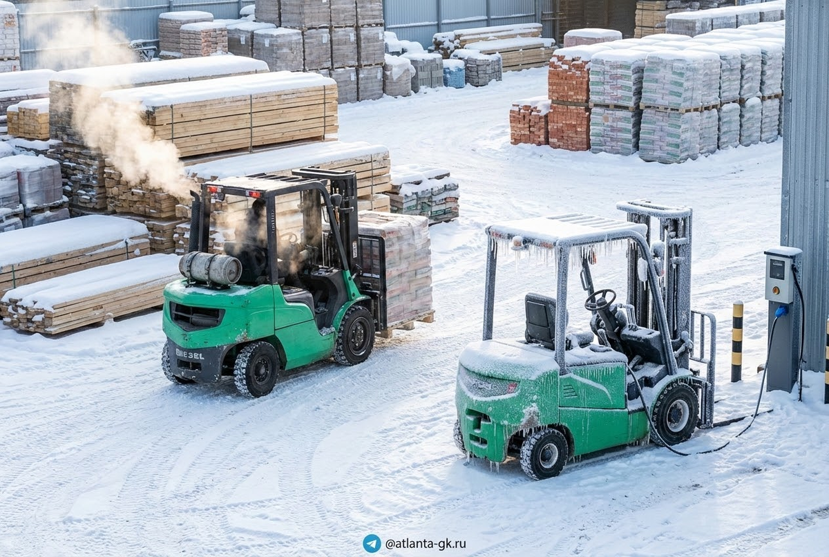    Дизельный погрузчик и его преимущества Atlanta-gk