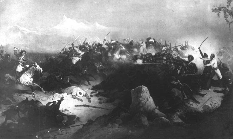 Бой с горцами