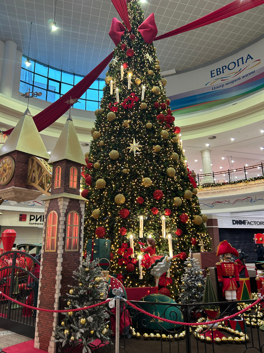 Выведенные деньги с Дзен потратила на новогодние радости в ТЦ Европа.
