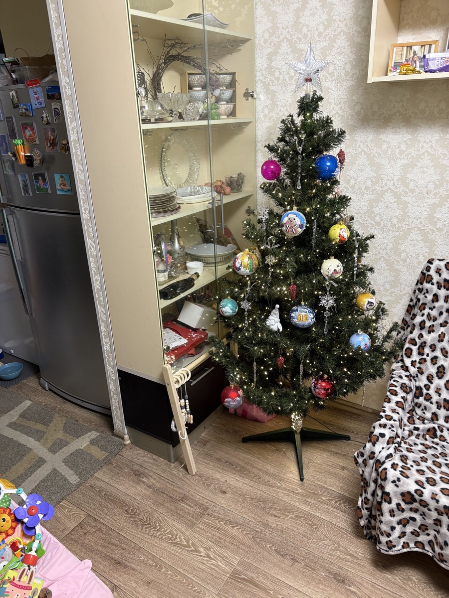    Обычная елка без всего