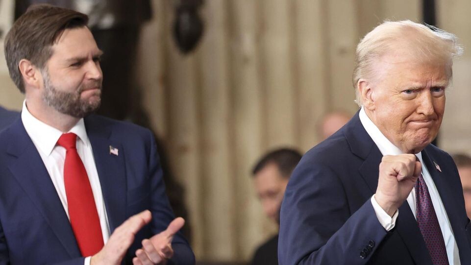    Вице-президент США Джей Ди Вэнс и 47-й президент США Дональд Трамп, января 2025 года. Kevin Lamarque / www.globallookpress.com