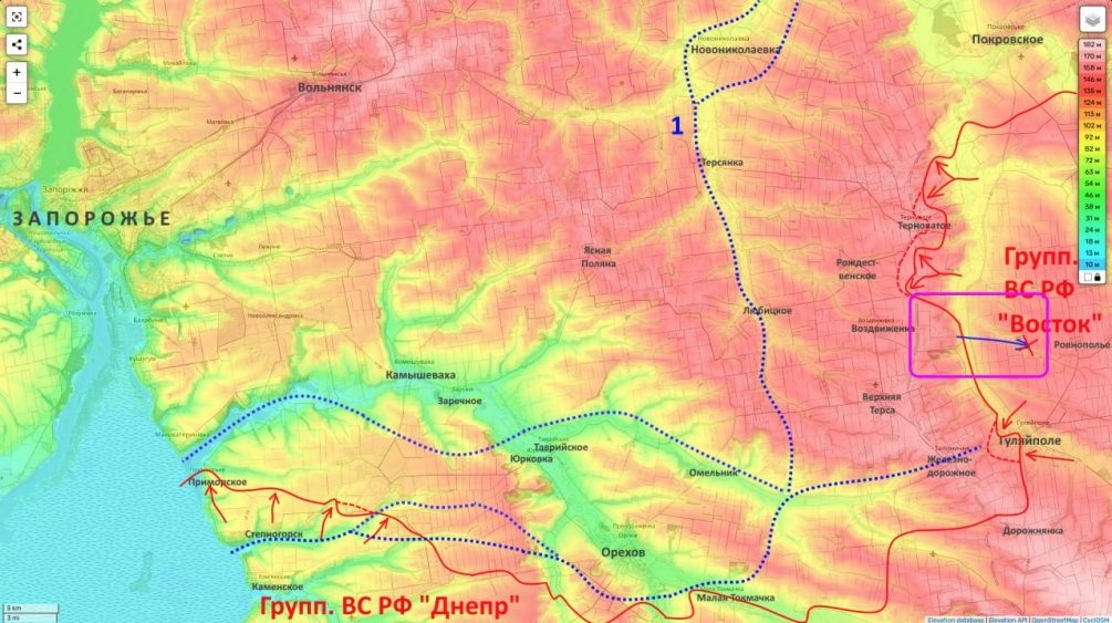    Карта СВО. Контрудар ВСУ в Гуляйполе был отбит.