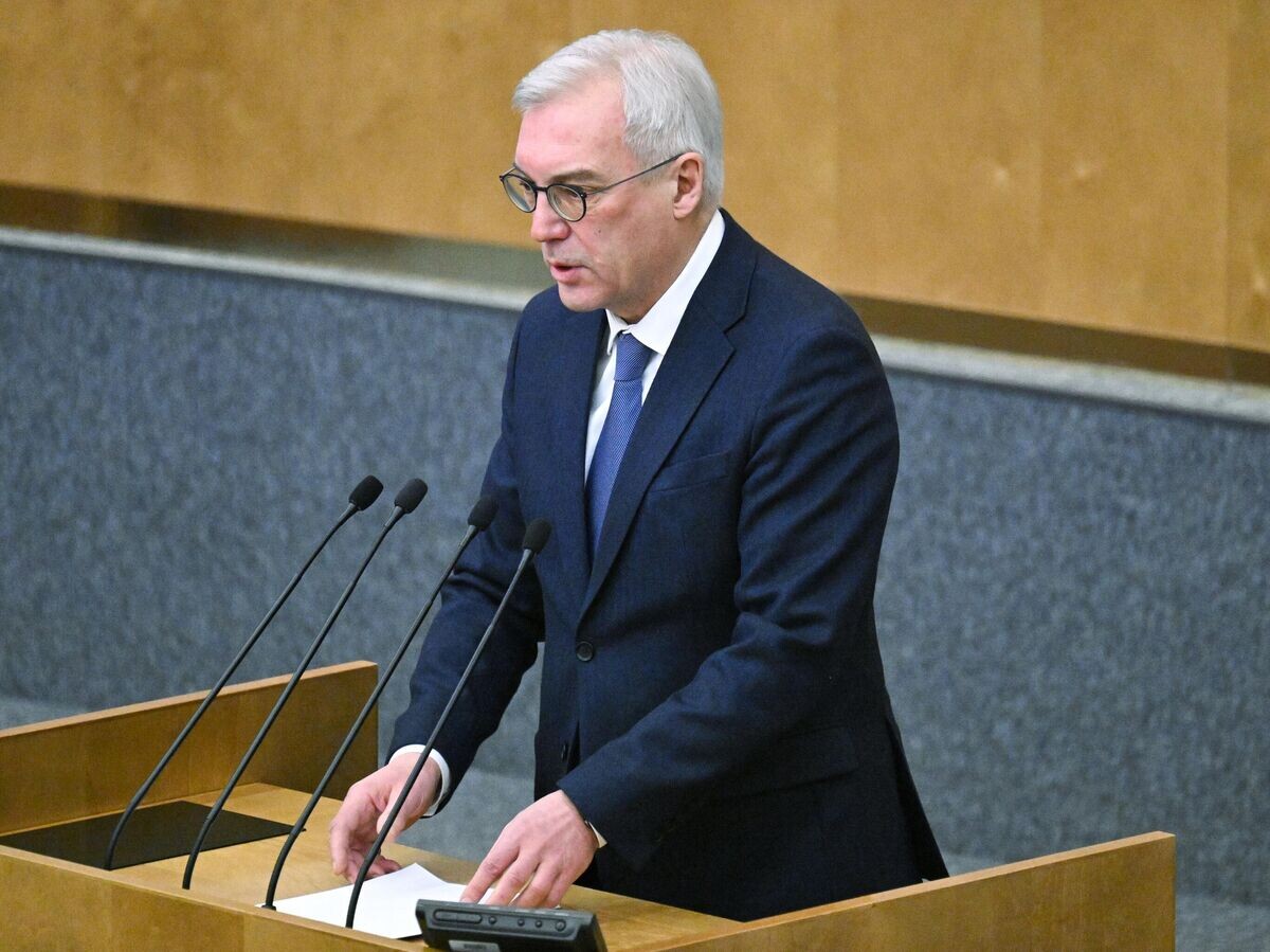    Заместитель министра иностранных дел РФ Александр Грушко выступает на пленарном заседании Государственной Думы | © РИА Новости / Владимир Федоренко