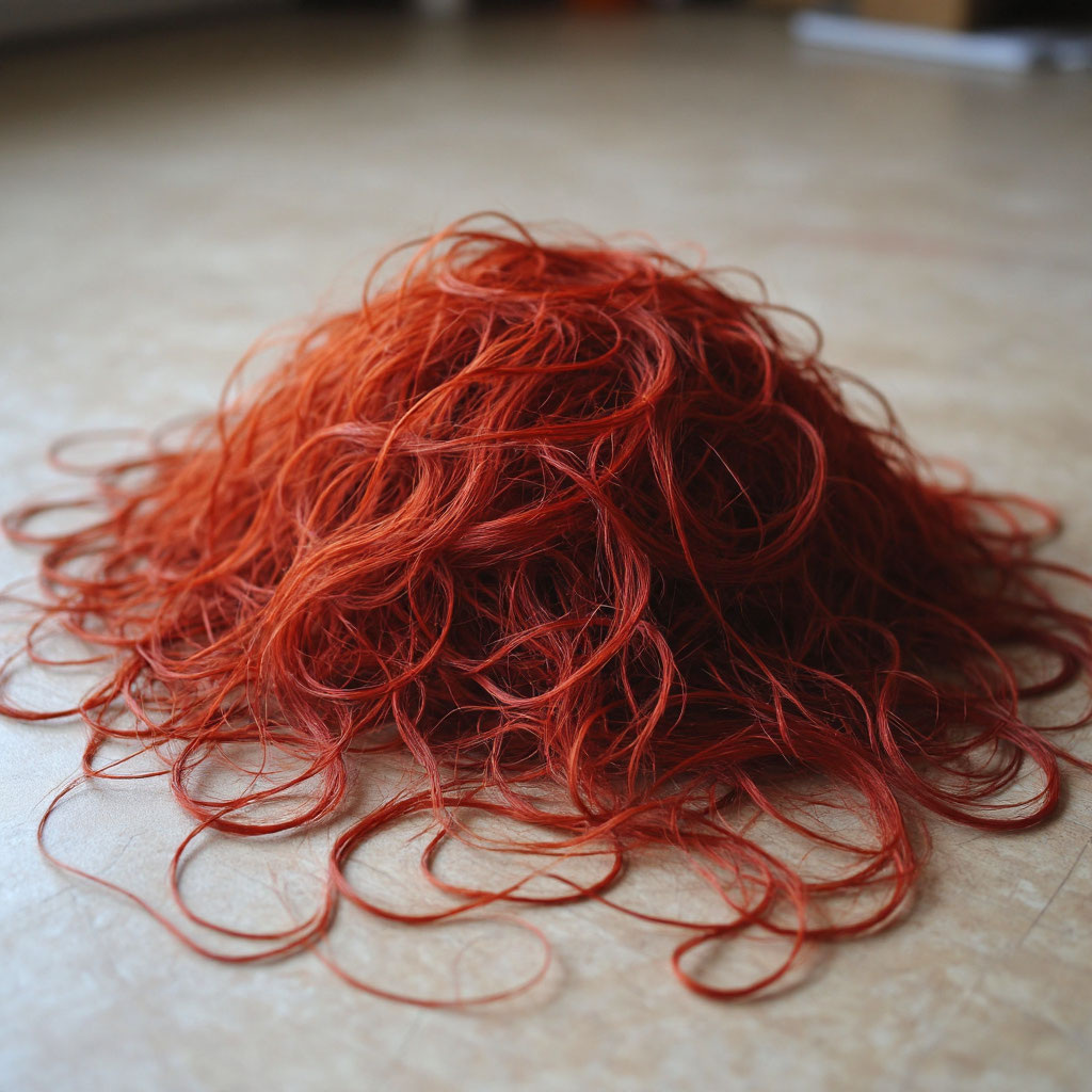 Пряди волос Виктории