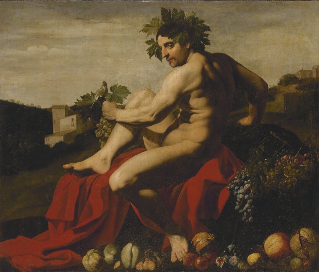    Микеланджело Караваджо. Вакх. 1620-е годы. Эрмитаж Фото: Открыть оригинал Изображение предоставлено «Собака.ru» пресс-службой "Манежа"