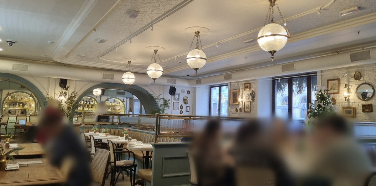 "de Torino", интерьер