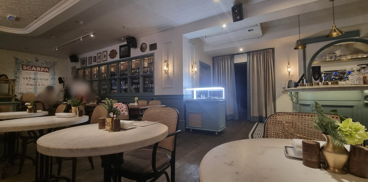 "de Torino", интерьер