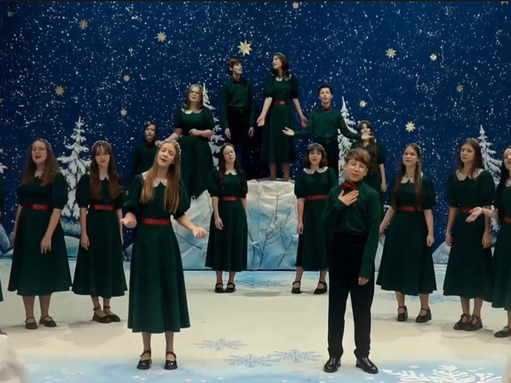     Детский хор подготовил для белгородцев новогоднюю музыкальную открытку, фото: скриншот видео со страницы t.me/beladm31