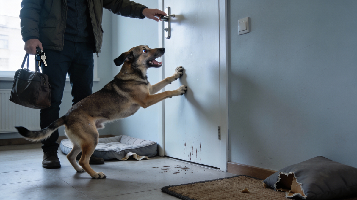 Собака в панике, когда вы уходите: это лечится