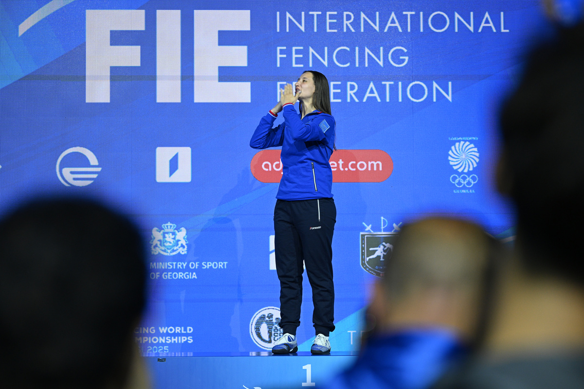     Егорян вернулась спустя пять лет и произвела фурор на чемпионате мира / Gettyimages.ru / Levan Verdzeuli