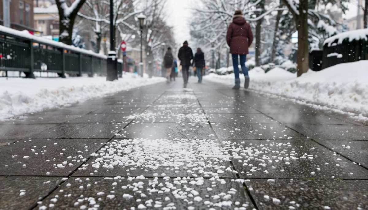 Мраморная крошка — экологичная замена традиционной соли и песко-соляной смеси
