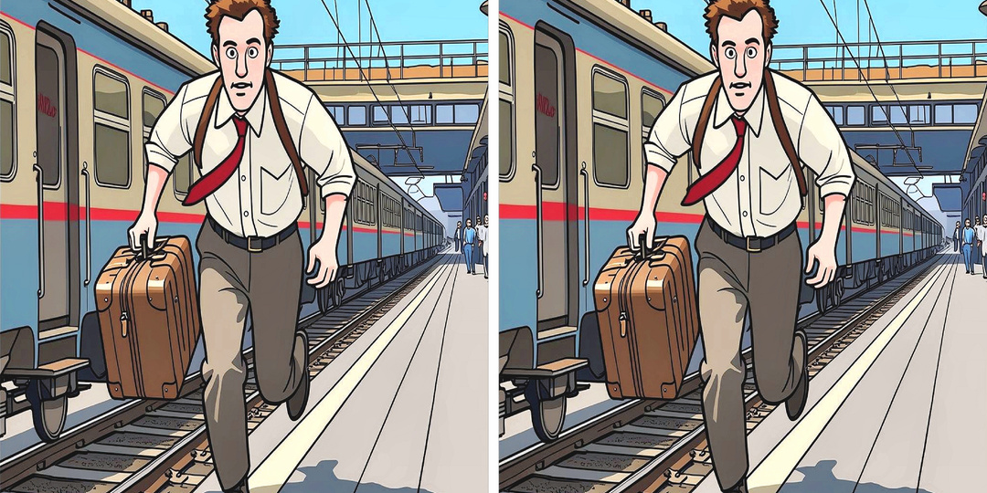 Приглашаем к увлекательной разминке для внимания! Нужно обнаружить 9 деталей, которыми различаются изображения.