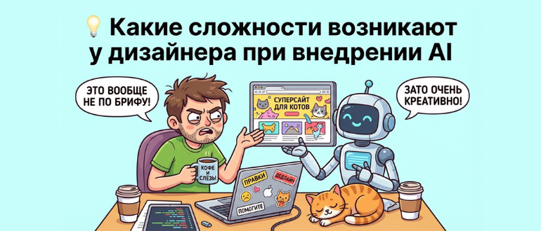 Бриф? Не, не слышал. 🤖
Вот что бывает, когда AI берётся за дизайн по вдохновению, а не по ТЗ.