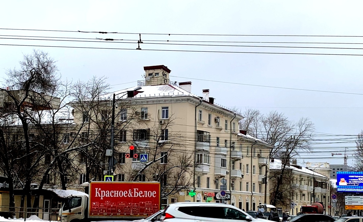 Перекресток Московского шосе и улицы Советской Армии. Фото автора