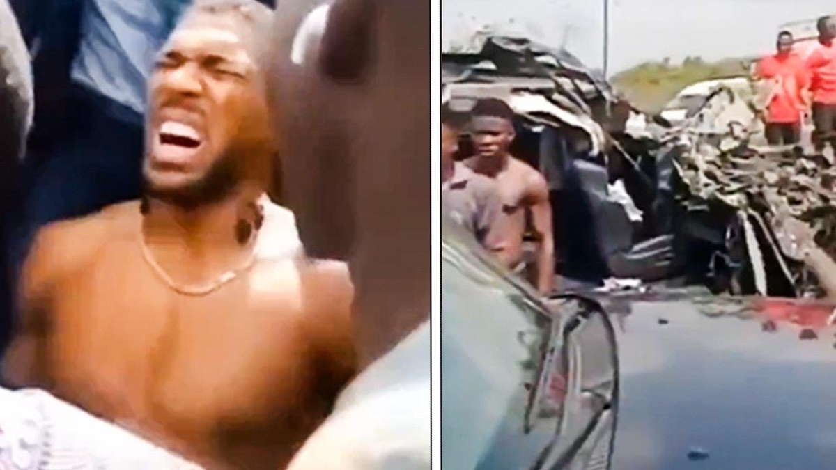 Джошуа на месте аварии