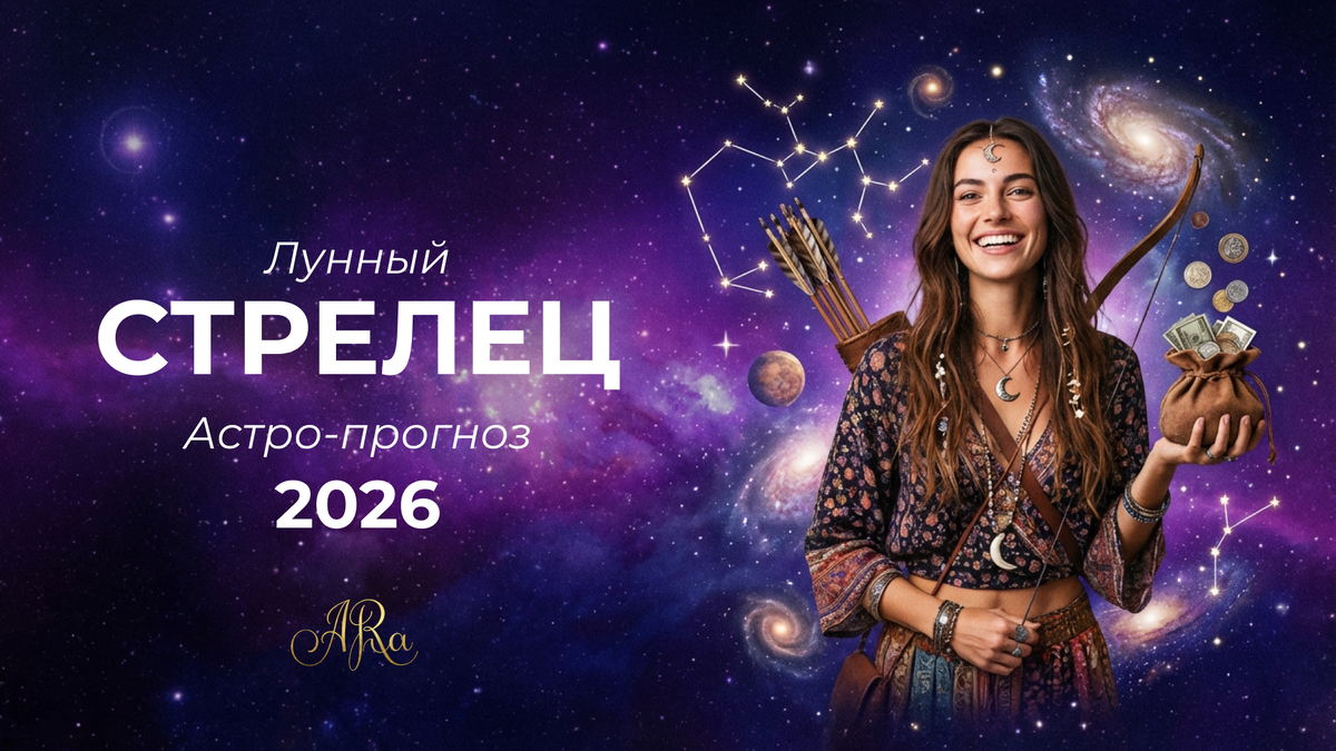 Ведический астро-прогноз на 2026 год для лунного Стрельца 