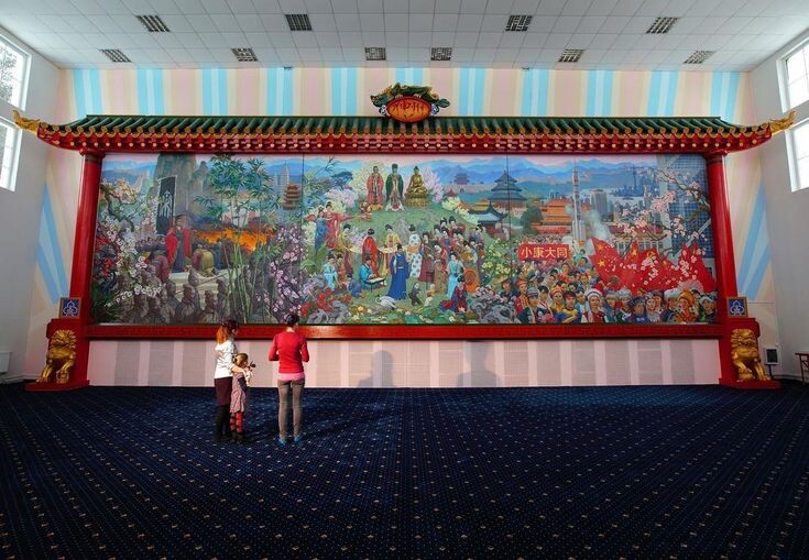 «Великий Китай» — триптих Ильи Глазунова, созданный в 2004 году. Фото из свобоных источников. 