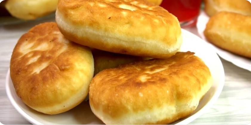 Тесто для пирожков, которое поднимается за 5 минут + 2 варианта начинок...