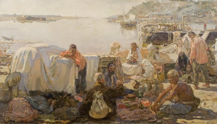 Г.А.Савинов. Детство Максима Горького. 1940. НИМ РАХ.