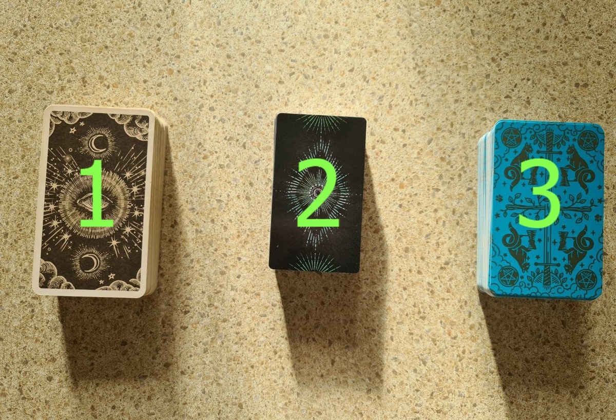 Позиции расклада. Фото автора