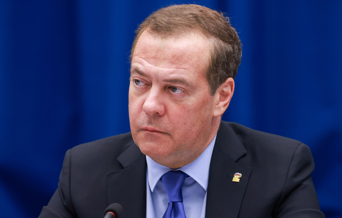    Заместитель председателя Совета безопасности РФ Дмитрий Медведев  Владимир Гердо/ТАСС