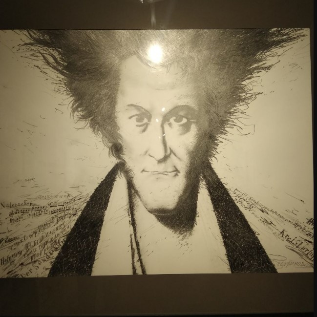 Гофман, великий и ужасный. Рисунок с выставки в Художественном музее Калининграда.