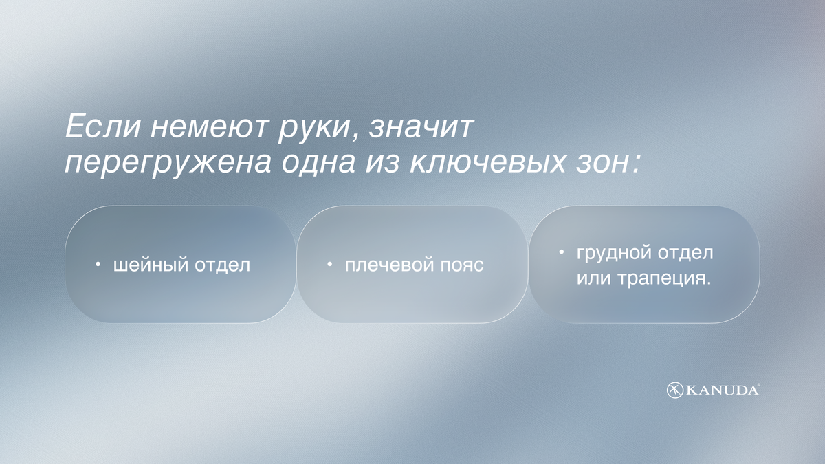 Причины немения рук