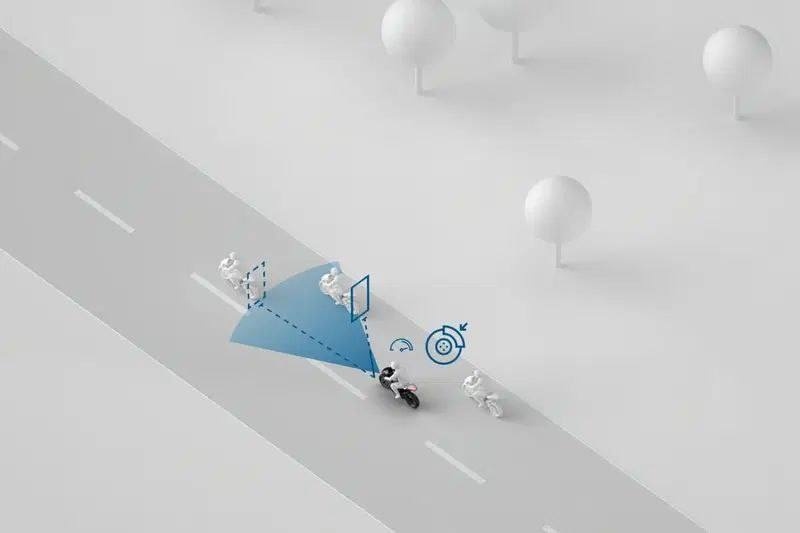 Компания Bosch работает над системами помощи, которые в будущем должны будут сильнее объединять мотоциклы между собой.