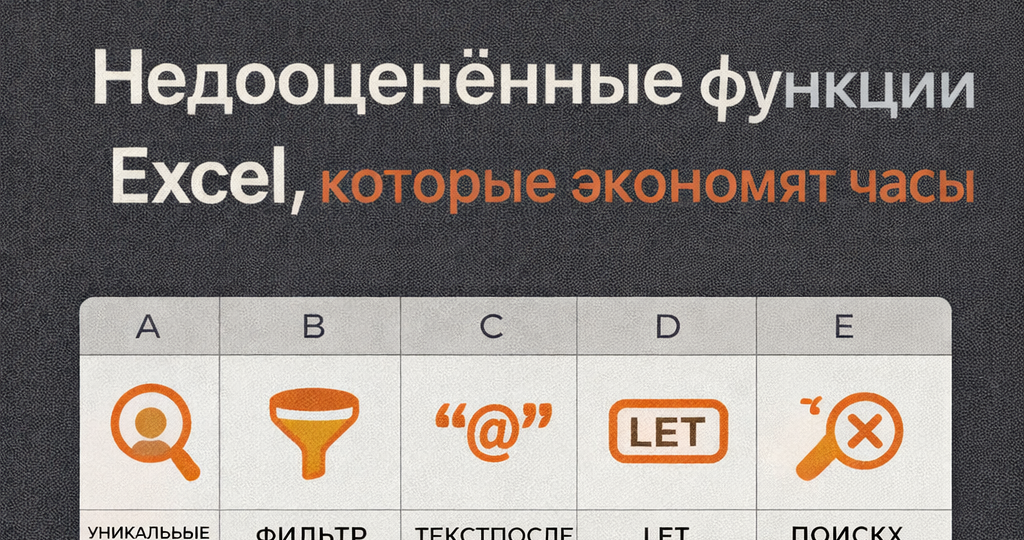 Недооценённые функции Excel, которые экономят часы работы