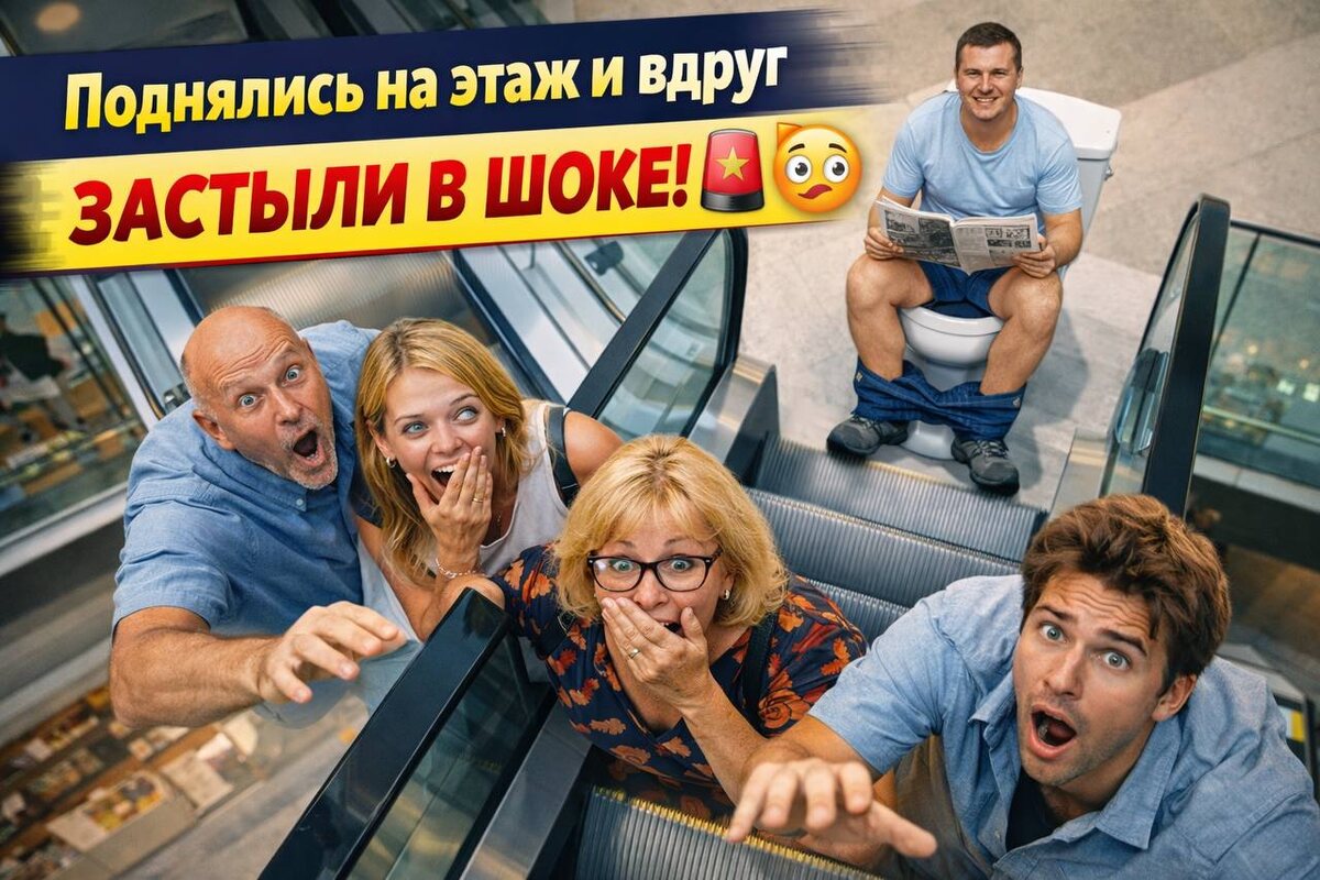 Поднялись в магазин как обычно — ОН СИДЕЛ ТАМ 😳🚽😂