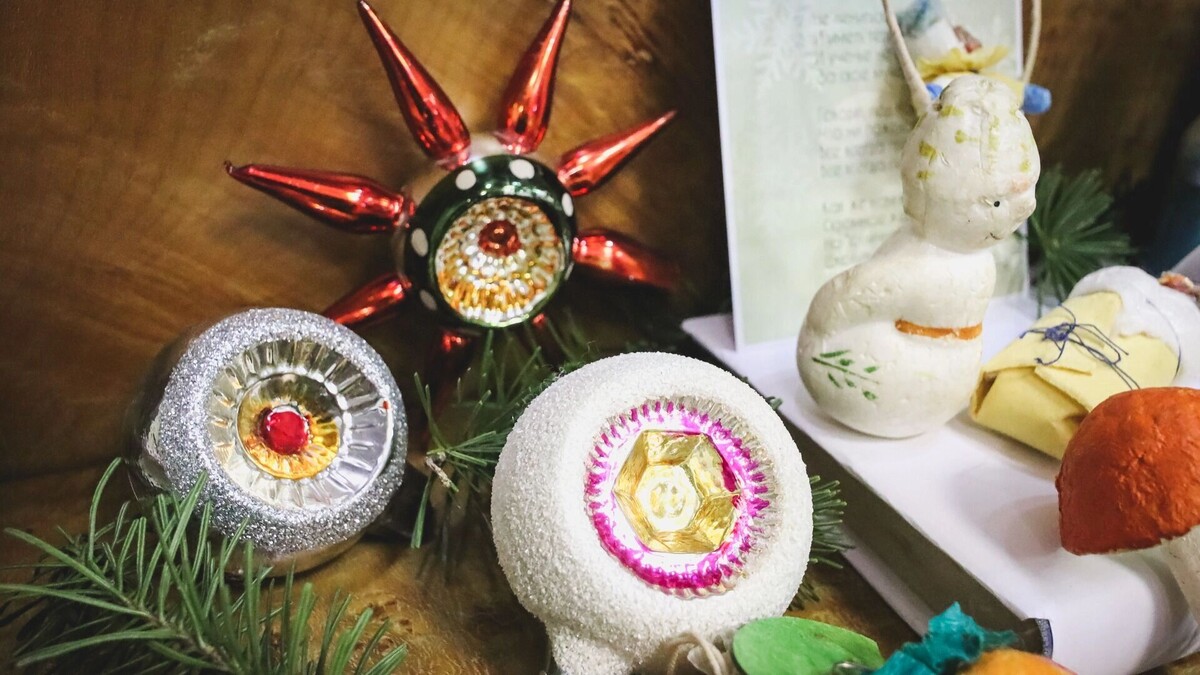    новогодние игрушки   1MI