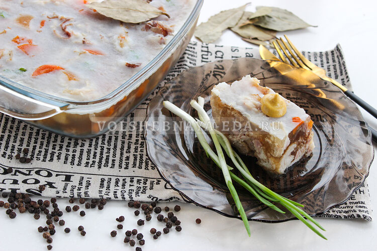 Холодец из рульки